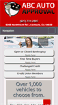 Mobile Screenshot of abcautoapproval.com